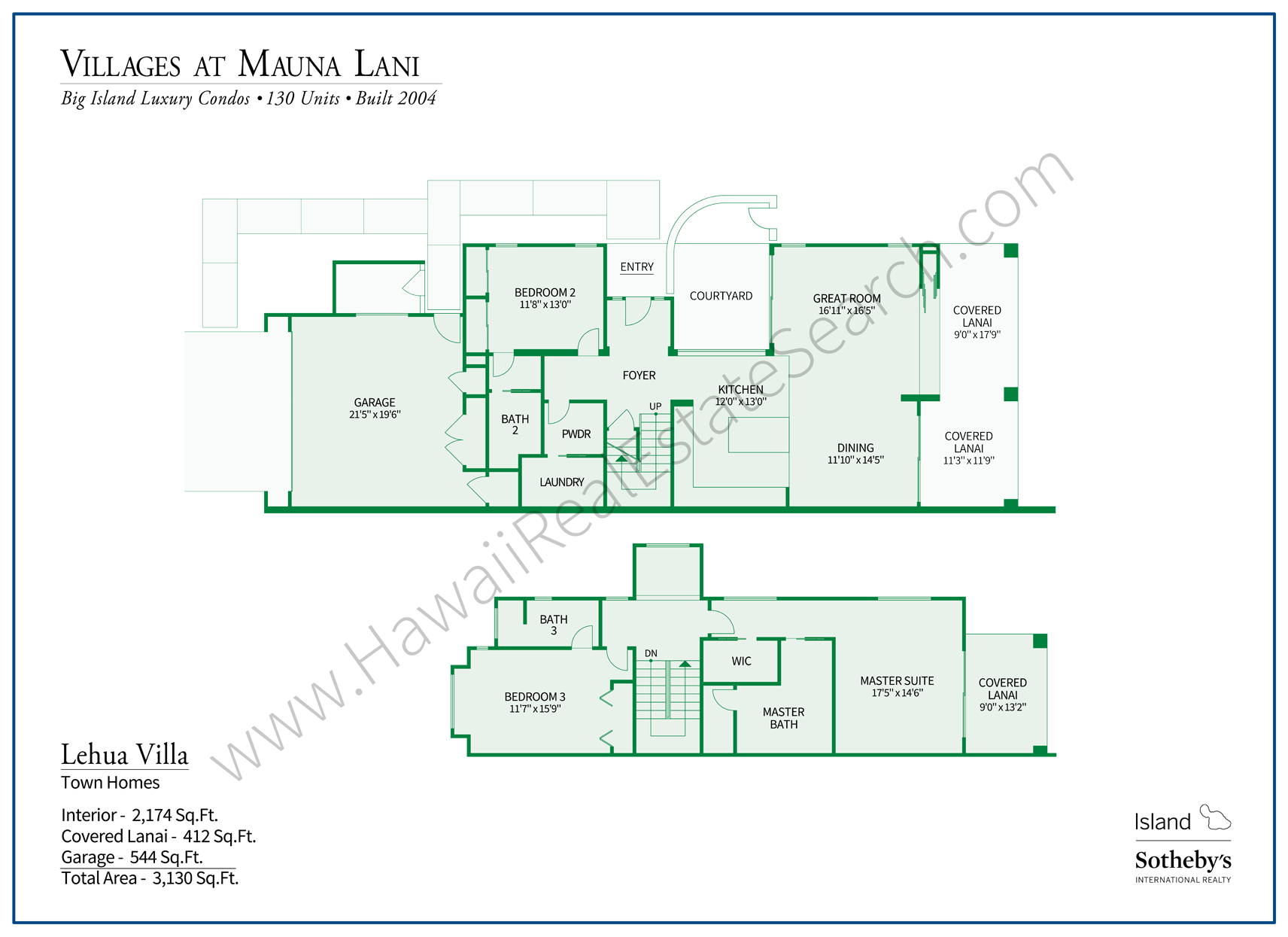 Villages at Mauna Lani Floor Plan 3